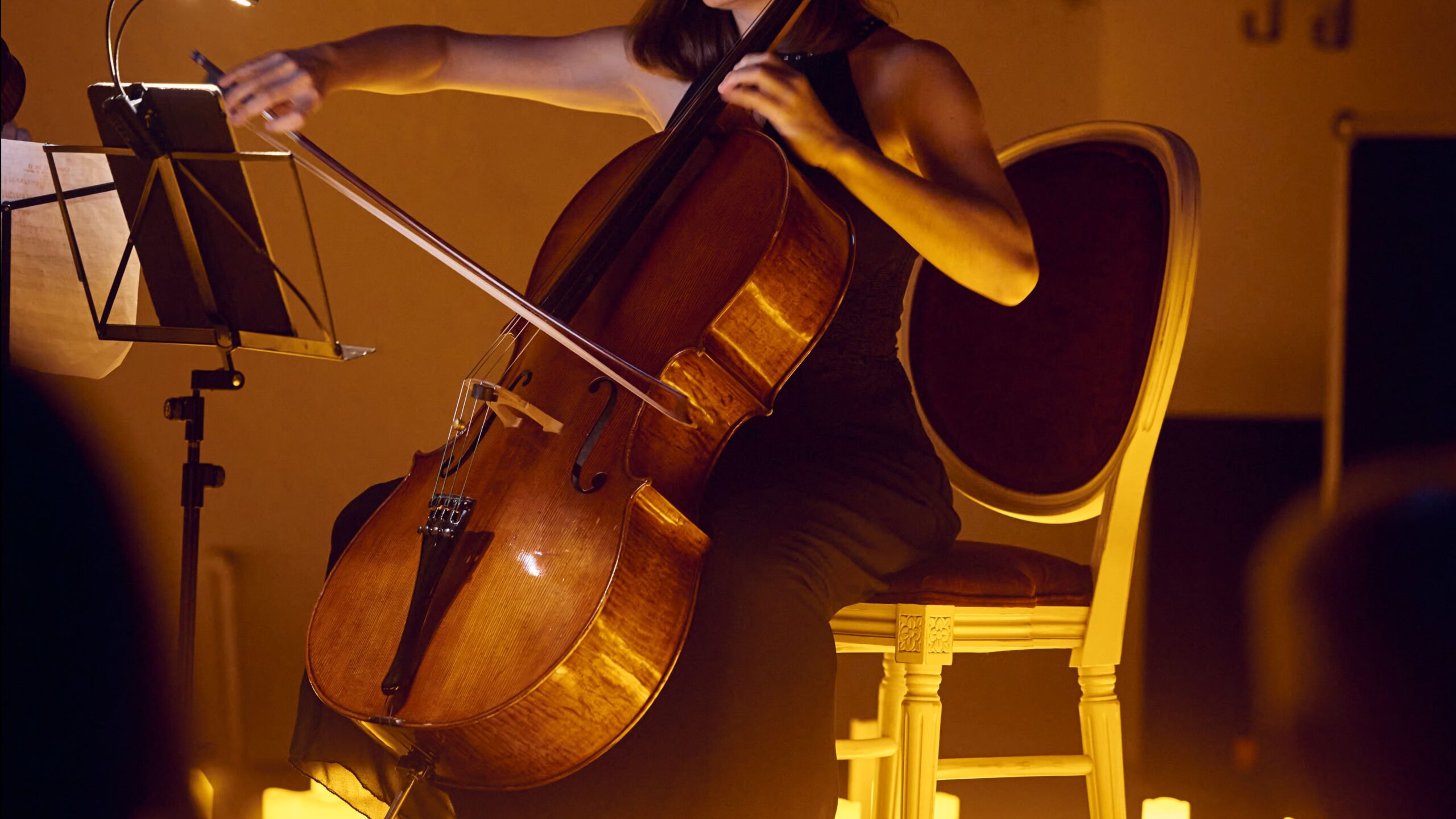 Le StradivariTrio, concert à la bougie au Château Salavaux